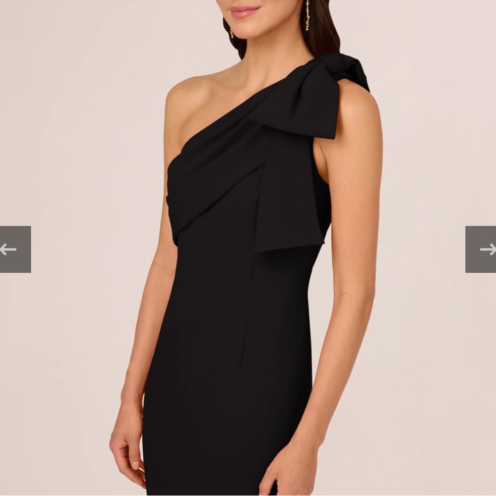 Adrianna Papell One Shoulder Mermaid Gown - Picture 2 of 7